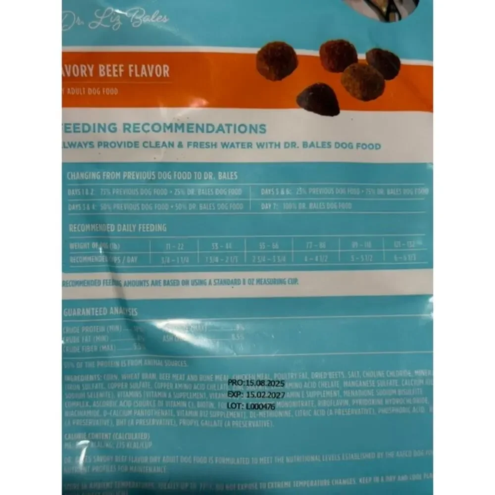 Dr. Bales Savory Beef Flavor Dog Treats Training Rewards Soft Chews New